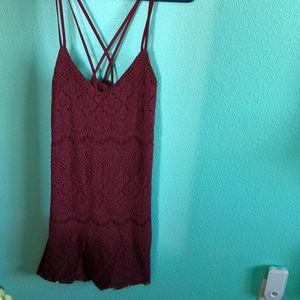 Maroon dress